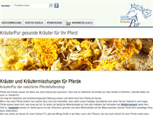 Tablet Screenshot of kraeuterpur.de